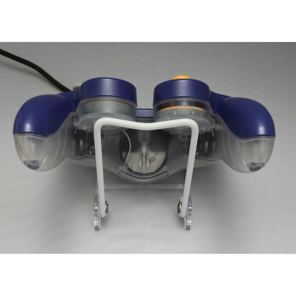 GameCube Controller - Clear & Indigo - Japan Import - Cleaned/Tested- NEW Sticks - Picture 5 of 7